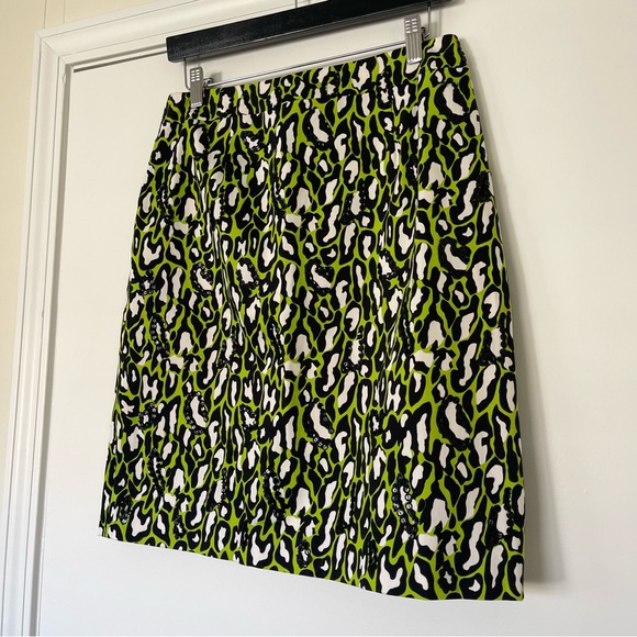 NWT Jade Melody Tam Leopard Print Skirt with Sequin Detailing Women's Size 10 - Picture 3 of 11